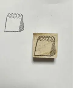 メモ 消しゴムはんこ(持ち手3×3センチ)