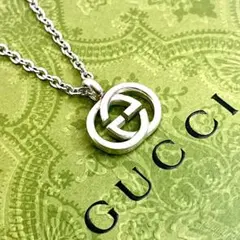 GUCCI 新品同様品 インターロッキングネックレス 925 極美品 - メルカリ