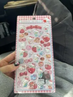 ハローキティ ボンボンドロップシール