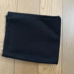 未使用 黒 コットン生地　30×110