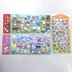 サンリオ キャラクターずかんシール / ドロップジュエリーシール ウサハナ