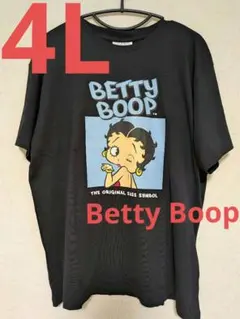 大きいサイズ 新品 4L Betty Boop Tシャツ トップス カットソーのサムネイル