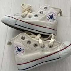 CONVERSE ALL STAR ハイカットスニーカー クリーム色１５センチ