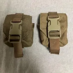 米軍実物 USMC ハンドグレネードポーチ 2個セット コヨーテブラウン 海兵隊