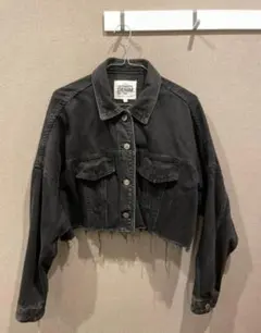 ZARA クロップド丈デニムジャケット