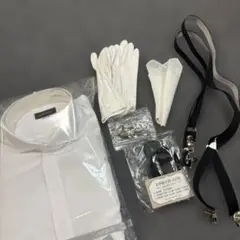結婚式新郎用立ち襟シャツ　42-88 &小物セット