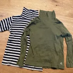 プチバトー ボントン　タートルネック 2枚セット　4a