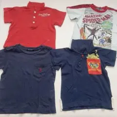 キッズ 半袖Tシャツ 4枚セット まとめ売り　サイズ90〜のサムネイル