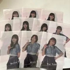櫻坂46 オンラインくじ F賞 クリアカード 全32種 コンプリートセット