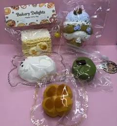 スクイーズ5点セット 少しゴミが入ってます。