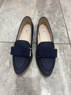 ダイアナ　デニムリボン付き パンプス