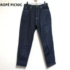 ロペピクニック【美品】デニムパンツ　ストレッチ　カジュアル　綿【フリーサイズ】のサムネイル