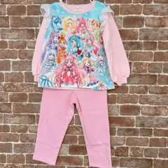 プリキュア オールスターズ 110 光るパジャマ ピンク タグ付き