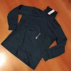 新品　UNIQLO ソフトタッチタートルネックT XL ダークグリーン