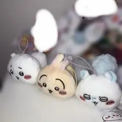 ちいかわ 寝そべり マスコット ぬいぐるみ ねそべり モモンガ うさぎ