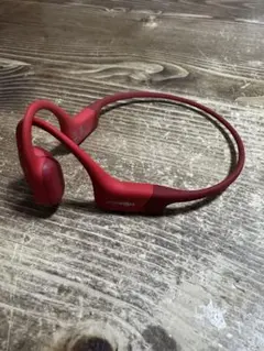 Aftershokz aeropex 骨伝導イヤホン 美品 レッド