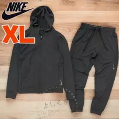 ナイキ　ランニングウェア　セットアップ　メンズ　XL 黒　ジョガーパンツ