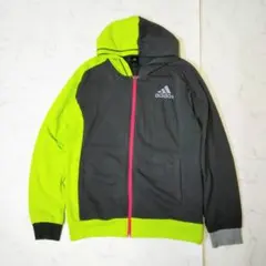adidas アディダス スウェット ジップアップパーカー オーバーサイズ