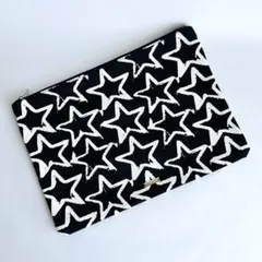 キャンバス クラッチバック 星 総柄 ネイビー アーバンリサーチサニーレーベル