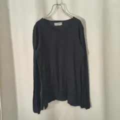 Yohji Yamamoto ロングTシャツ 黒 日本製 モード ビンテージのサムネイル