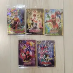 イタジャガ スーパー戦隊シリーズ 50周年記念カードコレクション 5個セット