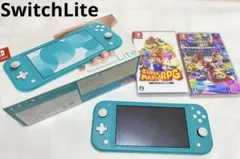 Nintendo Switch Lite ターコイズ ジャンク品 マリオカート
