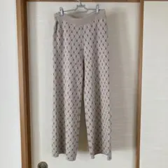 ジーナシス　ロゴニットパンツ