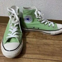 CONVERSE ALL STAR グリーン ハイカットスニーカー　24.5