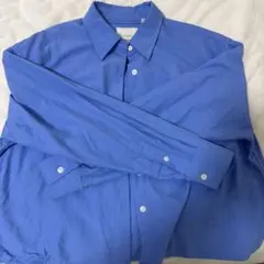 UNIQLO オックスフォードシャツ 青 ボタンアップシャツ　Sサイズ