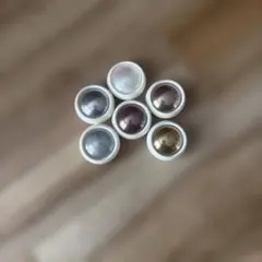 メタリックネイルアートパウダー6色セット