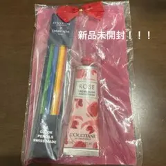 L'OCCITANE ローズハンドクリーム 30ml ＆えんぴつセット