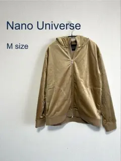 【美品】 NANO UNIVERSE ナノユニバース ベージュ パーカー Mのサムネイル
