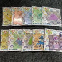 ポケモン ファミマ　コラボ　アクリルキーホルダー　フルコンプ　セット