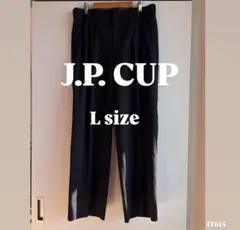 J.P. CUP GOLF メンズ ゴルフパンツ ブラック ウール混 サイズ85