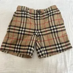 BURBERRY チェック柄ショートパンツ 4Y