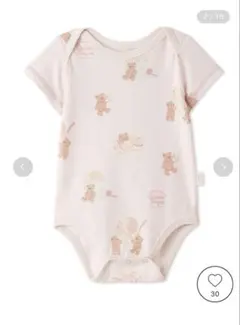 gelato pique 半袖ロンパース 80cmピンク