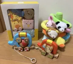 クルクルサーカス ふわふわなげっこ アニマルブロック セット エドインターのサムネイル