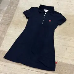 KIRSH ポロワンピース ネイビー 半袖
