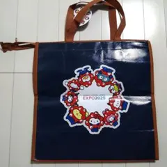新品未使用✩大阪関西万博✩ミャクミャク✩サンリオコラボ✩お土産バッグ(ワッペン)