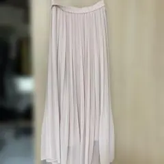 UNIQLO プリーツスカート ロング丈 ウエストゴム