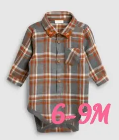 ☆NEXT☆チェックシャツロンパース6-9M