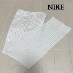 ナイキ　ゴルフウェア　パンツ　ズボン　ストライプ　ストレッチ　ブランドマーク