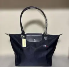 限定ロンシャン ルプリアージュ Tres Paris ネイビー Sトリコロール馬