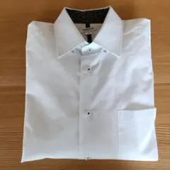 renoma ホワイト 長袖シャツ L-82