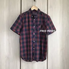 FRED PERRY チェック柄BD半袖シャツのサムネイル