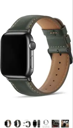 Tasikar スマートウォッチ用バンド グリーン