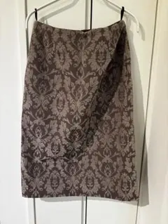 NATURAL BEAUTY BASIC 花柄タイトスカート M