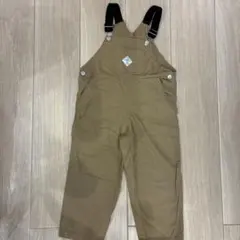 オーバーオール ブラウン