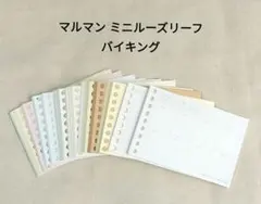 マルマン ミニルーズリーフ バイキング アソートセットのサムネイル