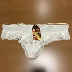 Zhildai ホワイトレースショーツ Fサイズ